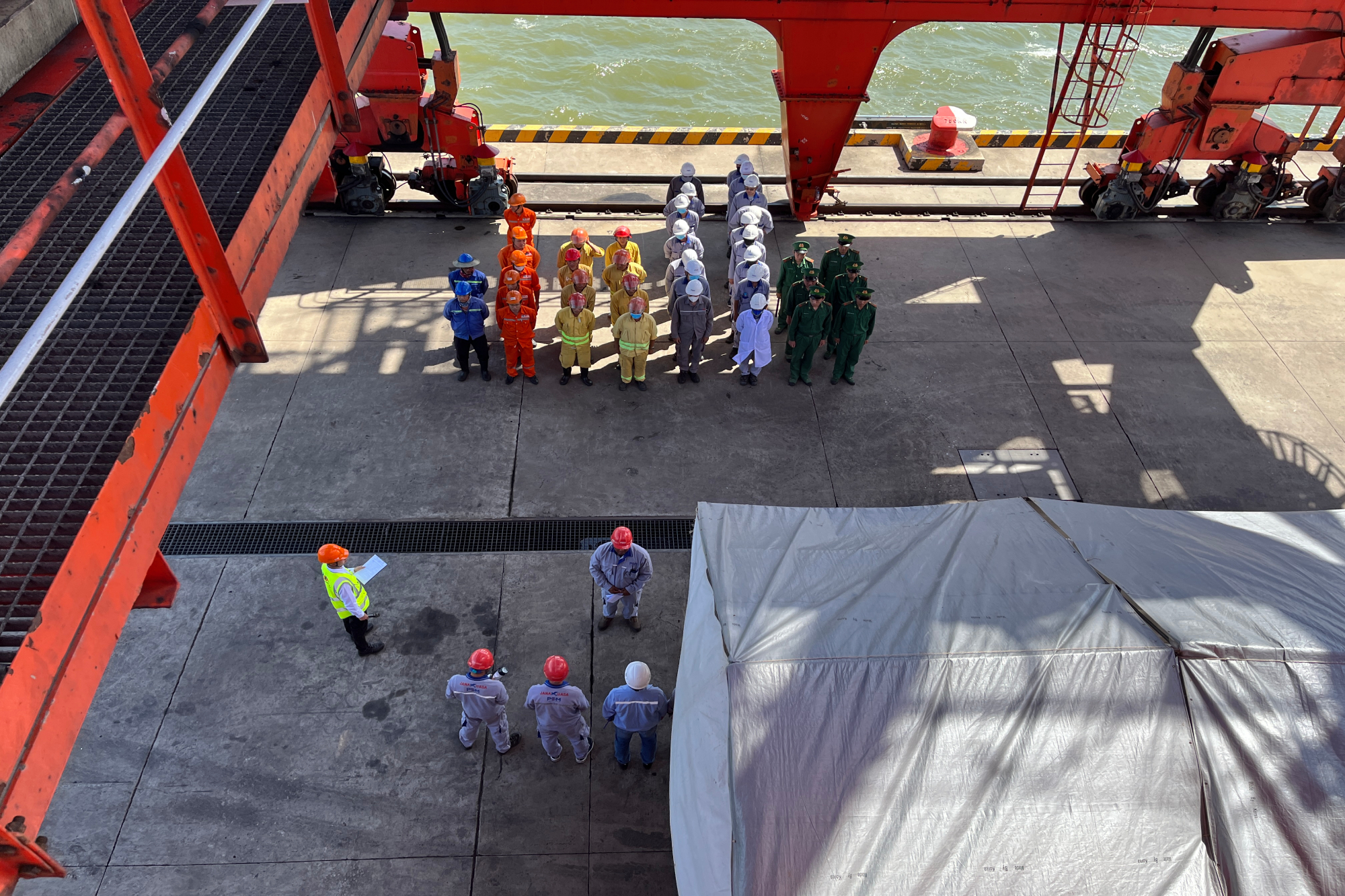 Tập hợp chuẩn bị cho công tác diễn tập